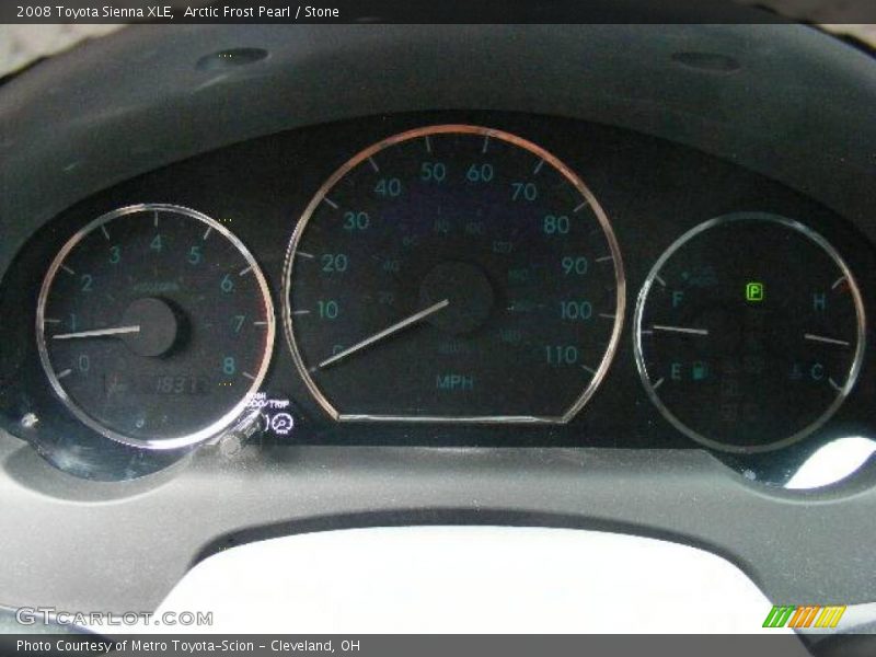 Arctic Frost Pearl / Stone 2008 Toyota Sienna XLE