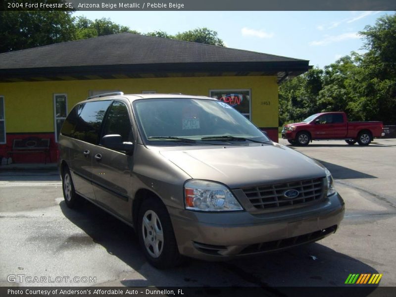 Arizona Beige Metallic / Pebble Beige 2004 Ford Freestar SE