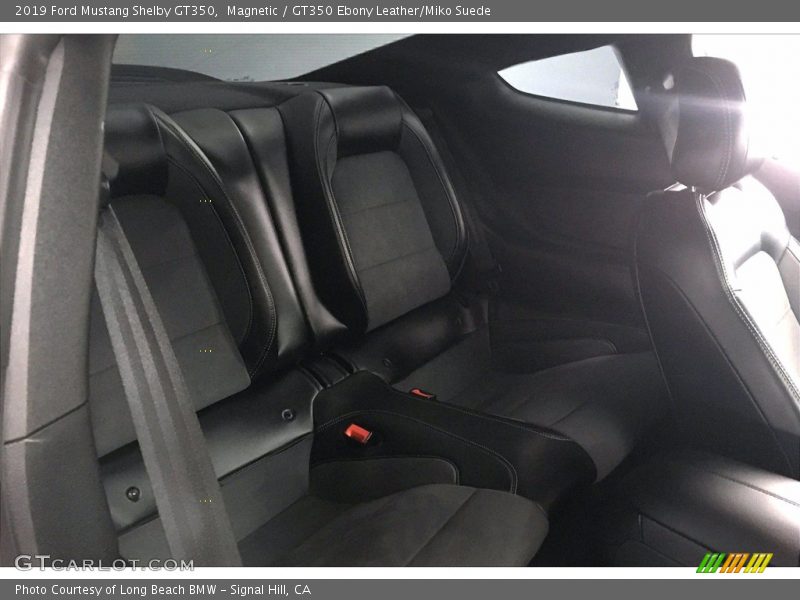 Rear Seat of 2019 Mustang Shelby GT350