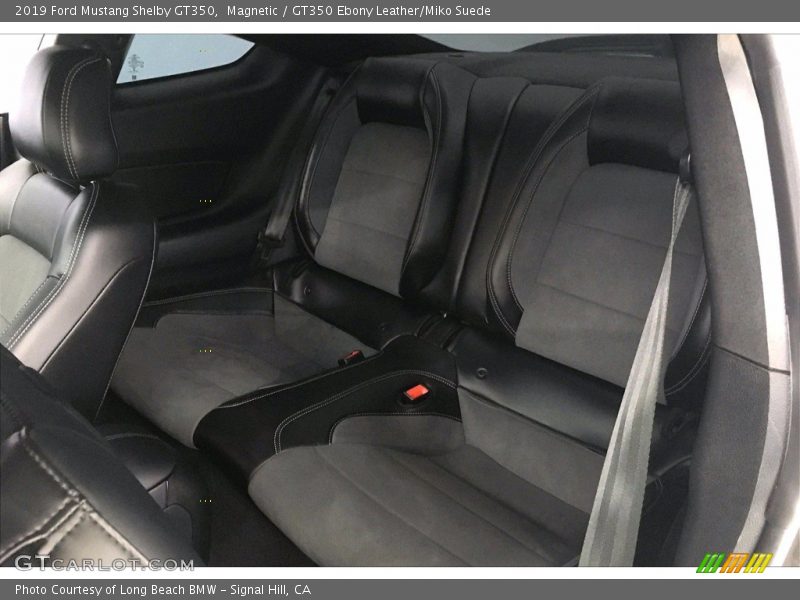 Rear Seat of 2019 Mustang Shelby GT350