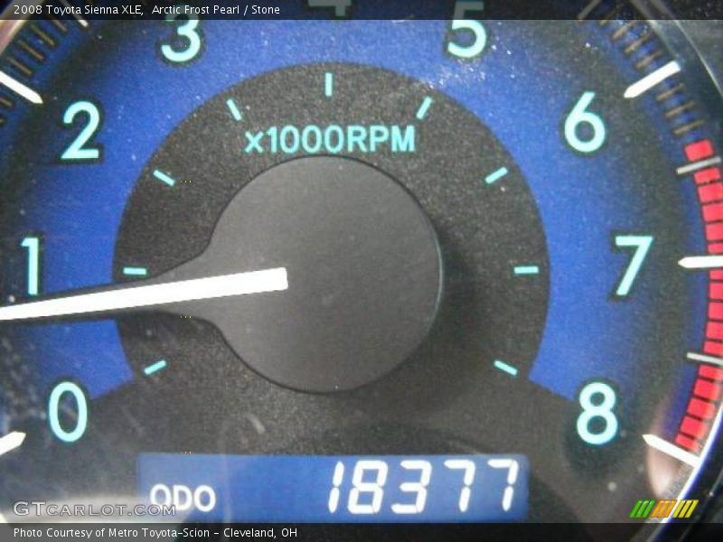Arctic Frost Pearl / Stone 2008 Toyota Sienna XLE
