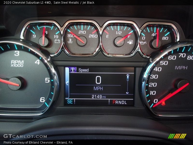 Satin Steel Metallic / Jet Black 2020 Chevrolet Suburban LS 4WD