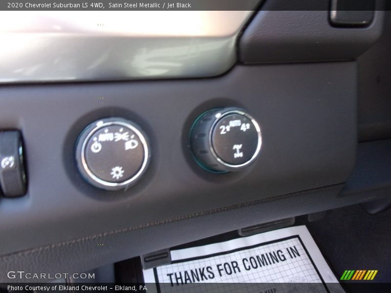 Satin Steel Metallic / Jet Black 2020 Chevrolet Suburban LS 4WD