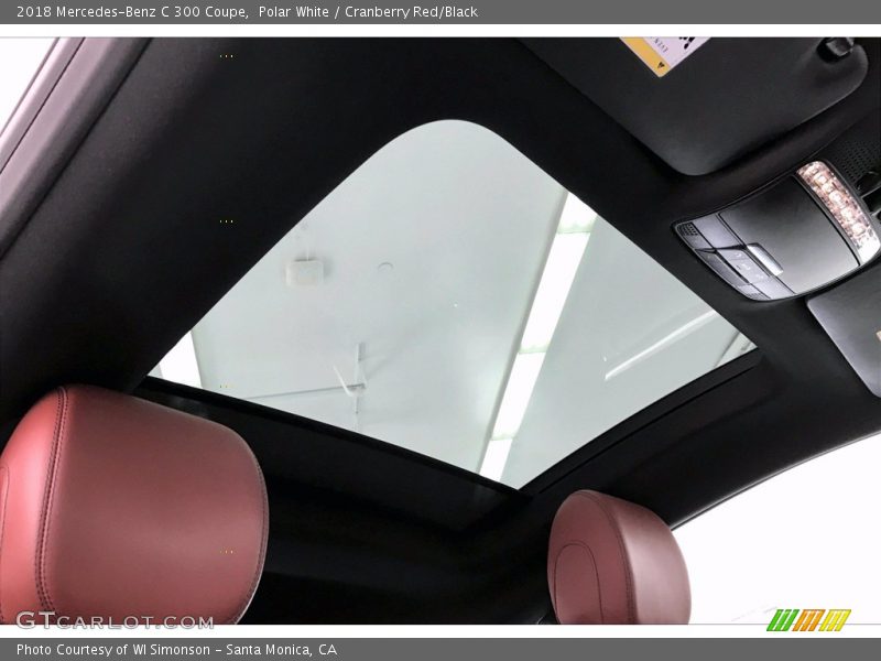 Sunroof of 2018 C 300 Coupe