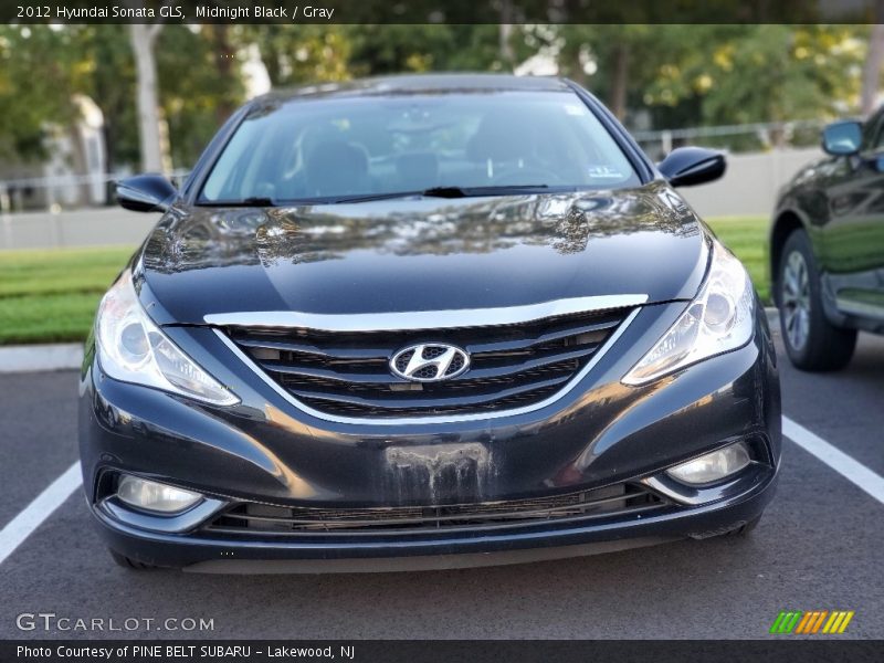 Midnight Black / Gray 2012 Hyundai Sonata GLS