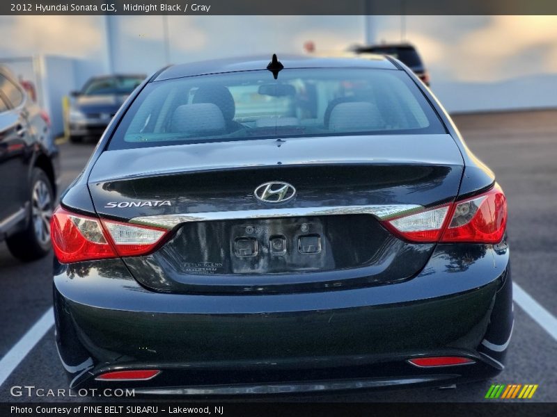 Midnight Black / Gray 2012 Hyundai Sonata GLS