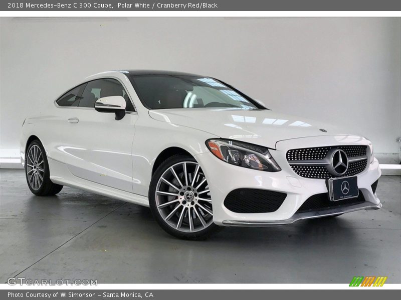 Front 3/4 View of 2018 C 300 Coupe