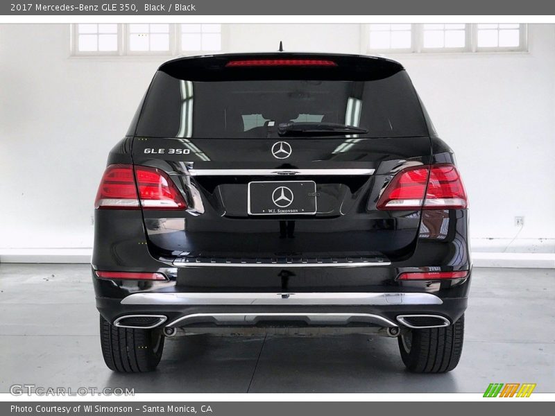 Black / Black 2017 Mercedes-Benz GLE 350