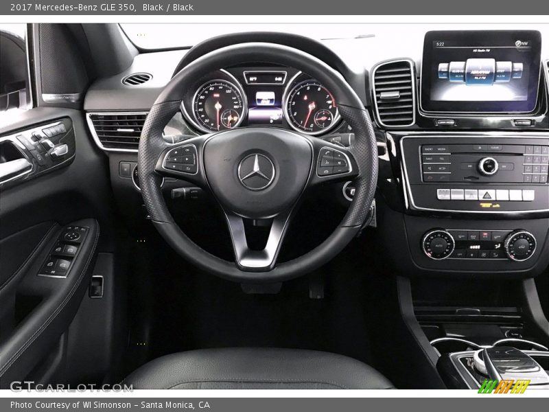 Black / Black 2017 Mercedes-Benz GLE 350