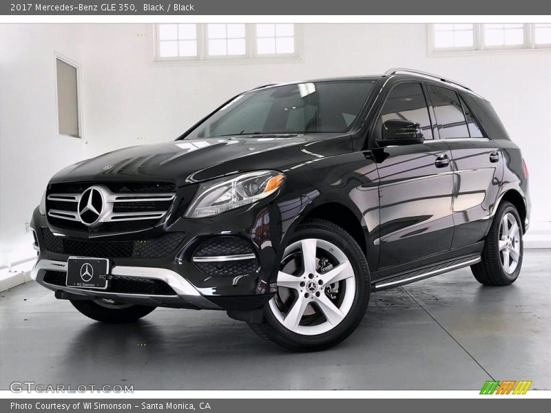 Black / Black 2017 Mercedes-Benz GLE 350