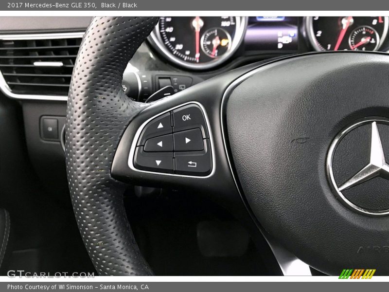 Black / Black 2017 Mercedes-Benz GLE 350