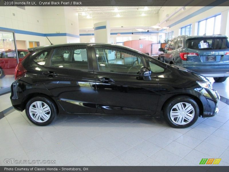 Crystal Black Pearl / Black 2018 Honda Fit LX