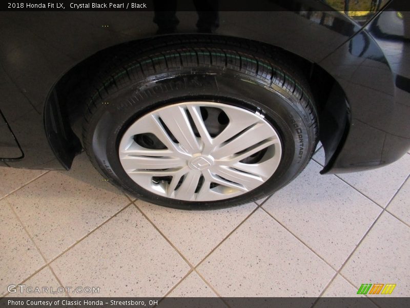 Crystal Black Pearl / Black 2018 Honda Fit LX