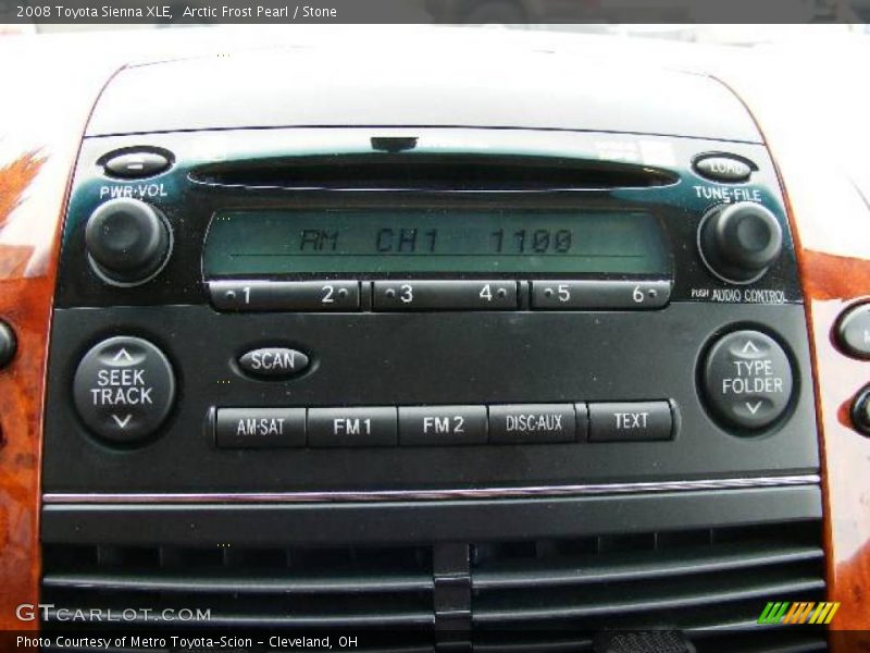 Arctic Frost Pearl / Stone 2008 Toyota Sienna XLE