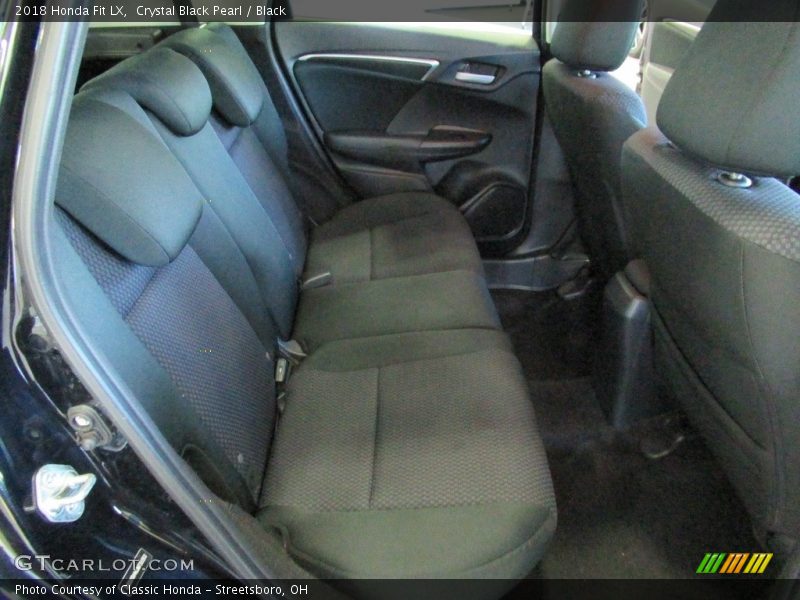 Crystal Black Pearl / Black 2018 Honda Fit LX