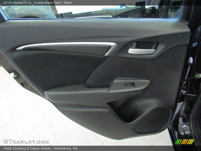 Crystal Black Pearl / Black 2018 Honda Fit LX