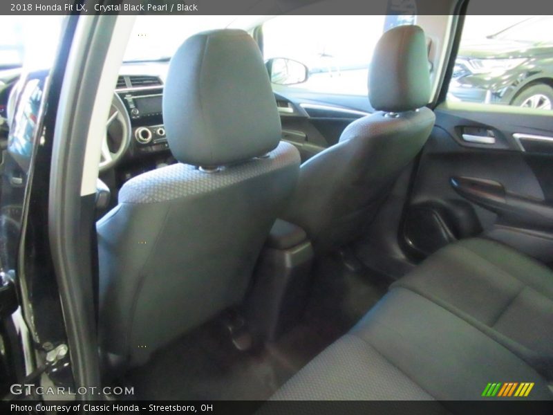 Crystal Black Pearl / Black 2018 Honda Fit LX