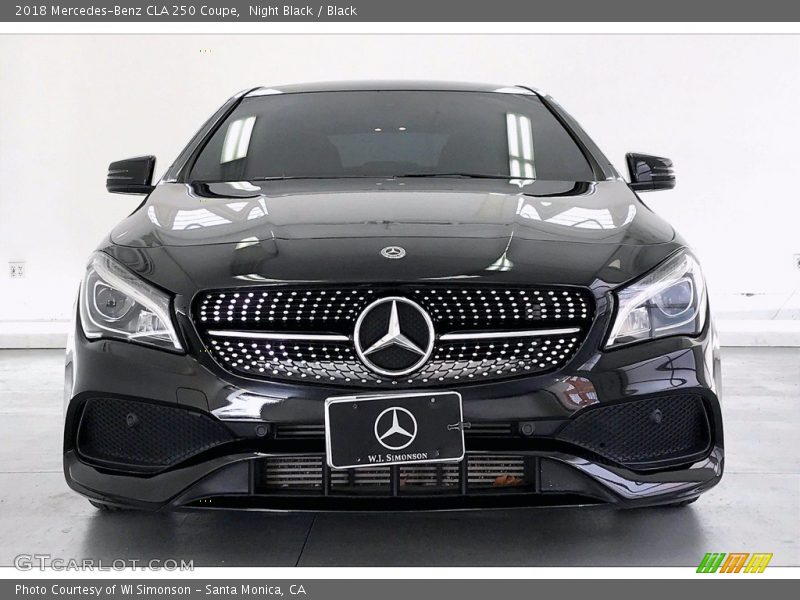 Night Black / Black 2018 Mercedes-Benz CLA 250 Coupe