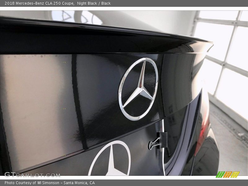 Night Black / Black 2018 Mercedes-Benz CLA 250 Coupe