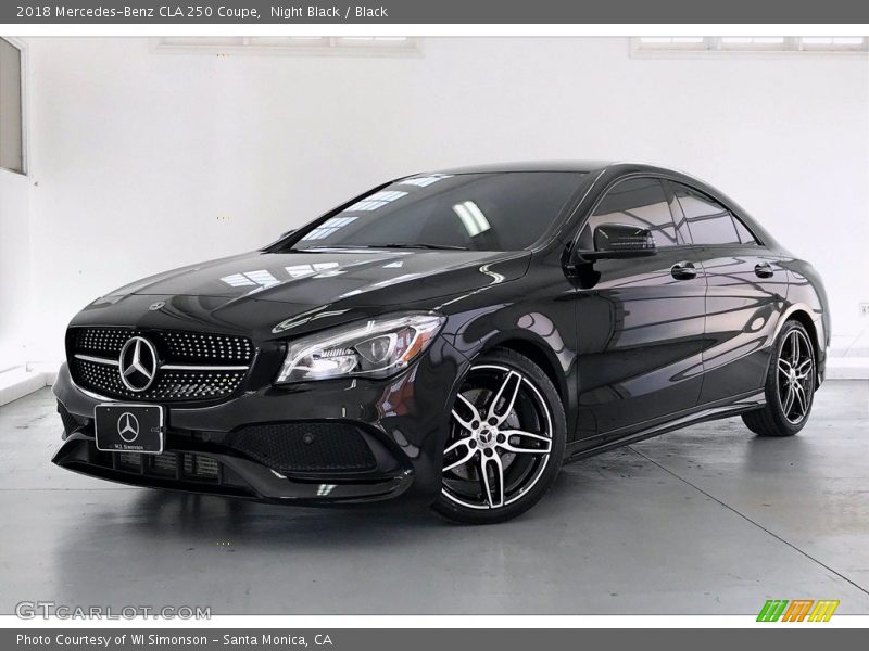 Night Black / Black 2018 Mercedes-Benz CLA 250 Coupe