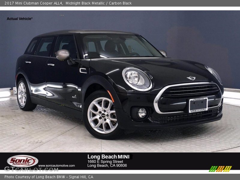 Midnight Black Metallic / Carbon Black 2017 Mini Clubman Cooper ALL4