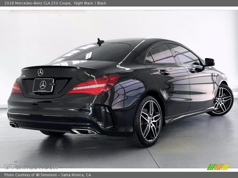 Night Black / Black 2018 Mercedes-Benz CLA 250 Coupe