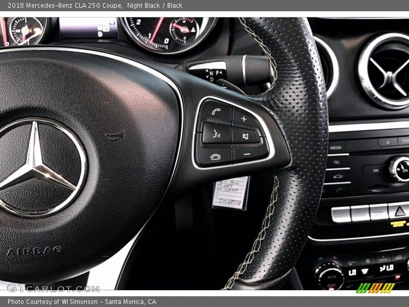 Night Black / Black 2018 Mercedes-Benz CLA 250 Coupe