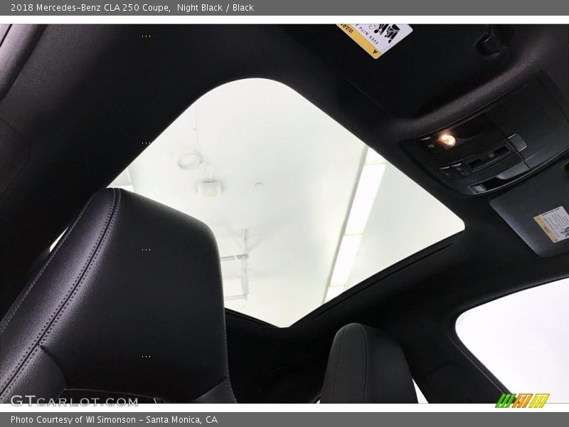 Night Black / Black 2018 Mercedes-Benz CLA 250 Coupe