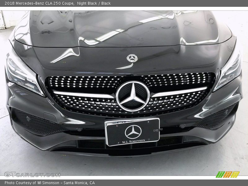 Night Black / Black 2018 Mercedes-Benz CLA 250 Coupe