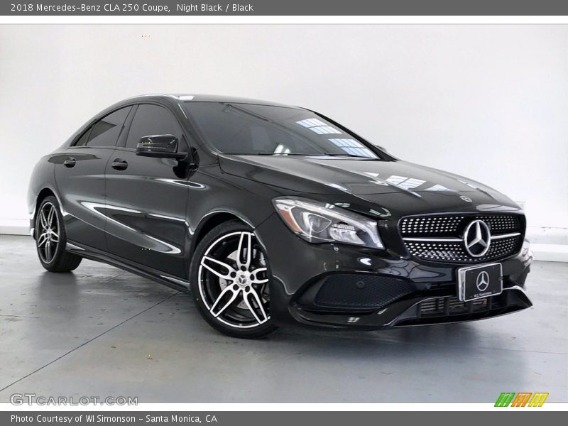 Night Black / Black 2018 Mercedes-Benz CLA 250 Coupe