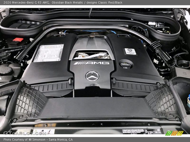 Obsidian Black Metallic / designo Classic Red/Black 2020 Mercedes-Benz G 63 AMG