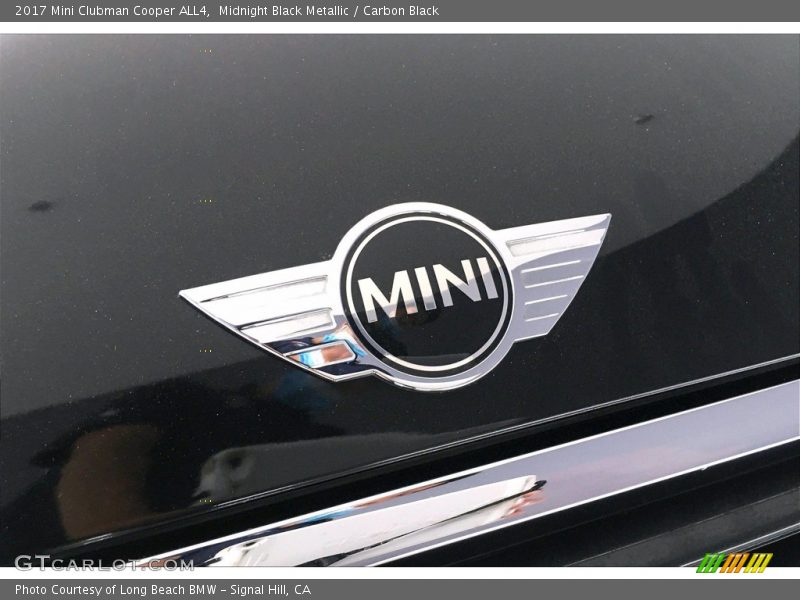 Midnight Black Metallic / Carbon Black 2017 Mini Clubman Cooper ALL4