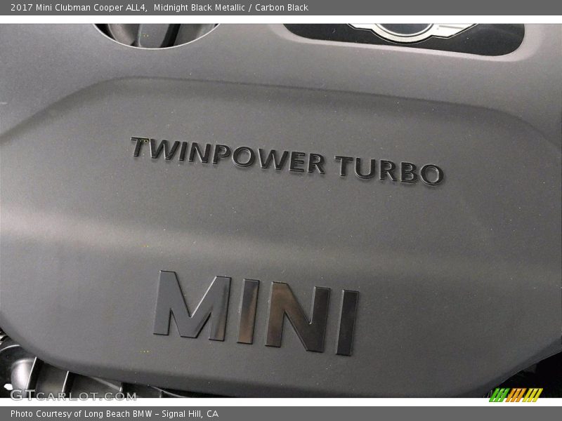 Midnight Black Metallic / Carbon Black 2017 Mini Clubman Cooper ALL4