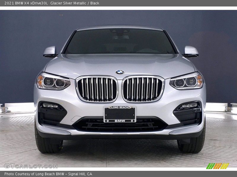 Glacier Silver Metallic / Black 2021 BMW X4 xDrive30i