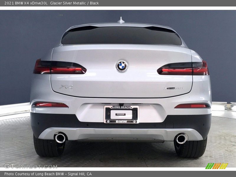 Glacier Silver Metallic / Black 2021 BMW X4 xDrive30i