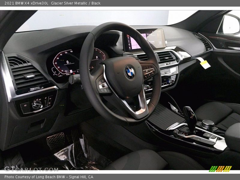 Glacier Silver Metallic / Black 2021 BMW X4 xDrive30i