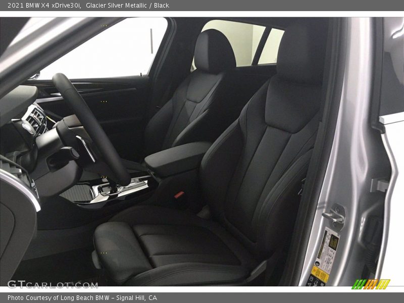 Glacier Silver Metallic / Black 2021 BMW X4 xDrive30i