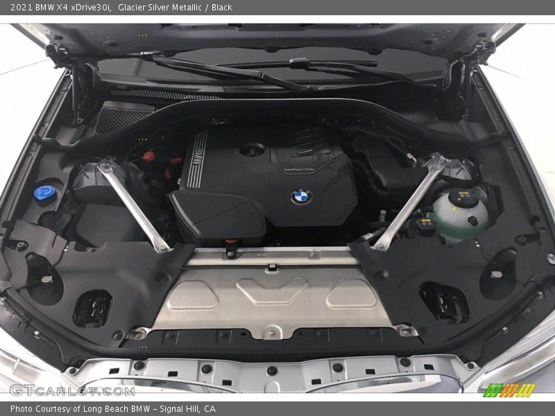 Glacier Silver Metallic / Black 2021 BMW X4 xDrive30i