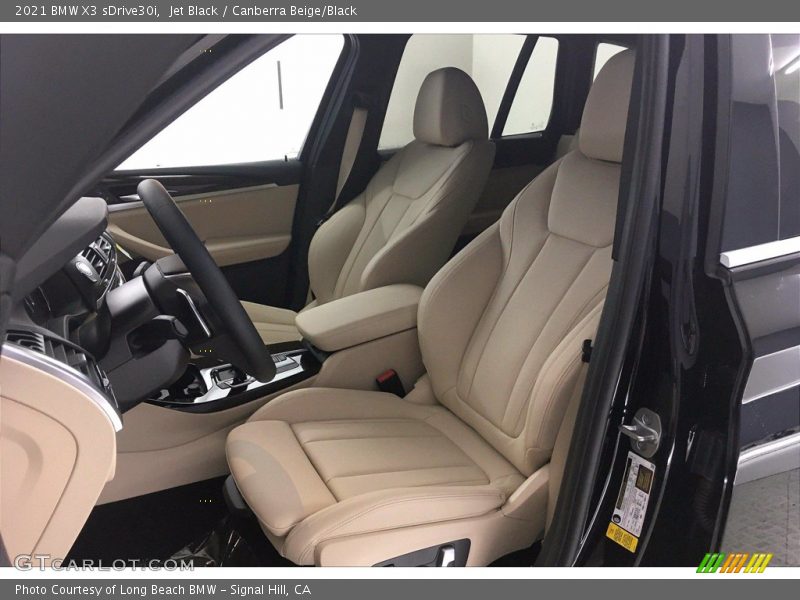 Front Seat of 2021 X3 sDrive30i