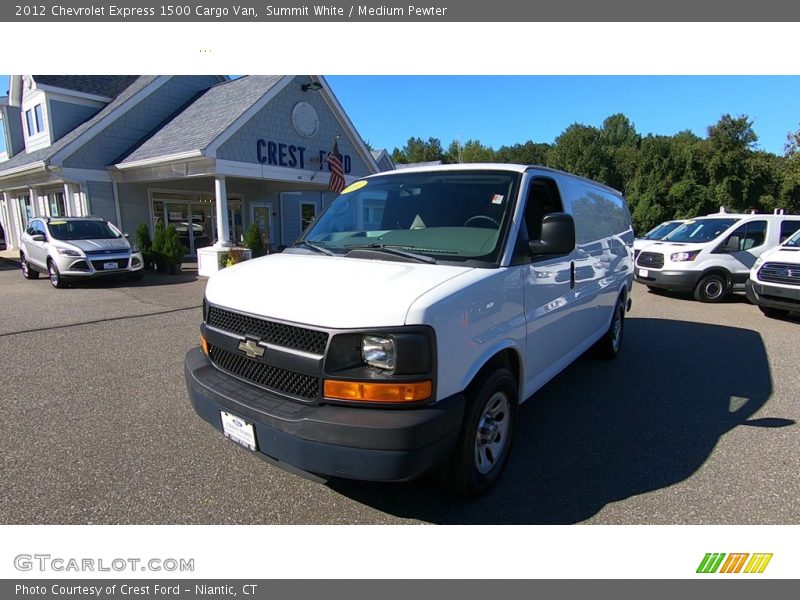 Summit White / Medium Pewter 2012 Chevrolet Express 1500 Cargo Van