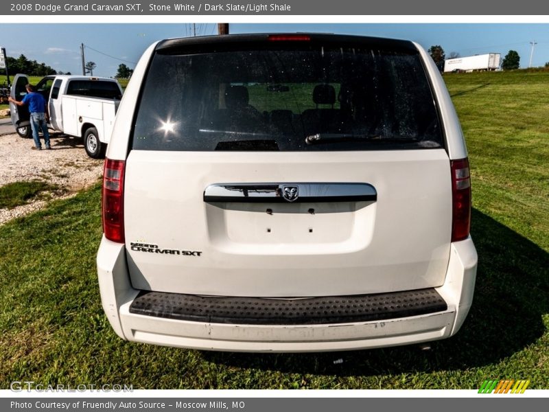 Stone White / Dark Slate/Light Shale 2008 Dodge Grand Caravan SXT