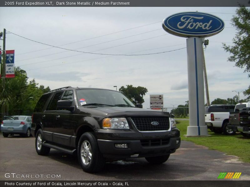 Dark Stone Metallic / Medium Parchment 2005 Ford Expedition XLT