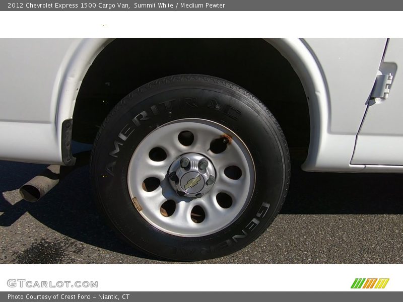 Summit White / Medium Pewter 2012 Chevrolet Express 1500 Cargo Van