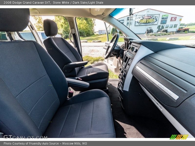 Stone White / Dark Slate/Light Shale 2008 Dodge Grand Caravan SXT