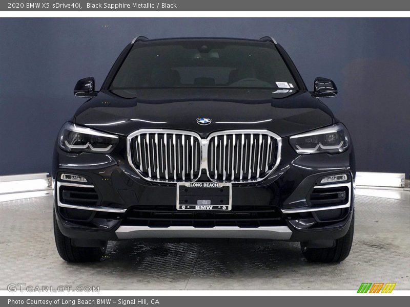 Black Sapphire Metallic / Black 2020 BMW X5 sDrive40i