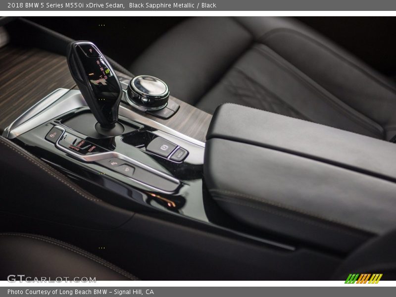 Black Sapphire Metallic / Black 2018 BMW 5 Series M550i xDrive Sedan