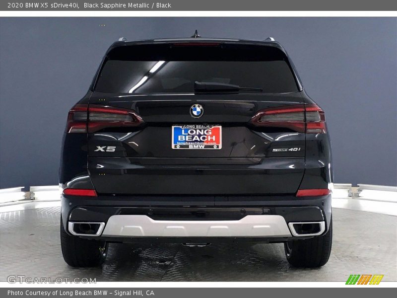 Black Sapphire Metallic / Black 2020 BMW X5 sDrive40i