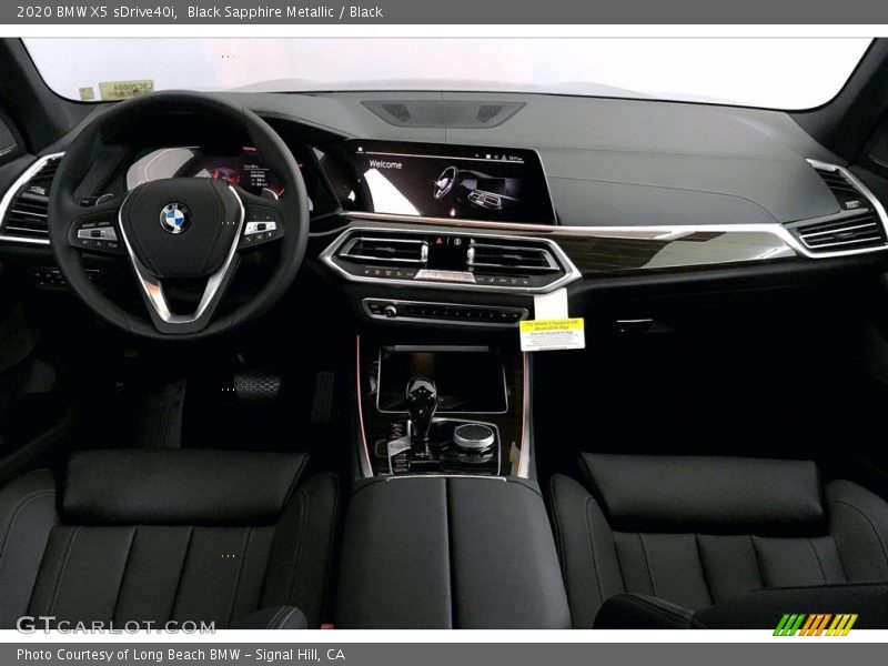 Black Sapphire Metallic / Black 2020 BMW X5 sDrive40i