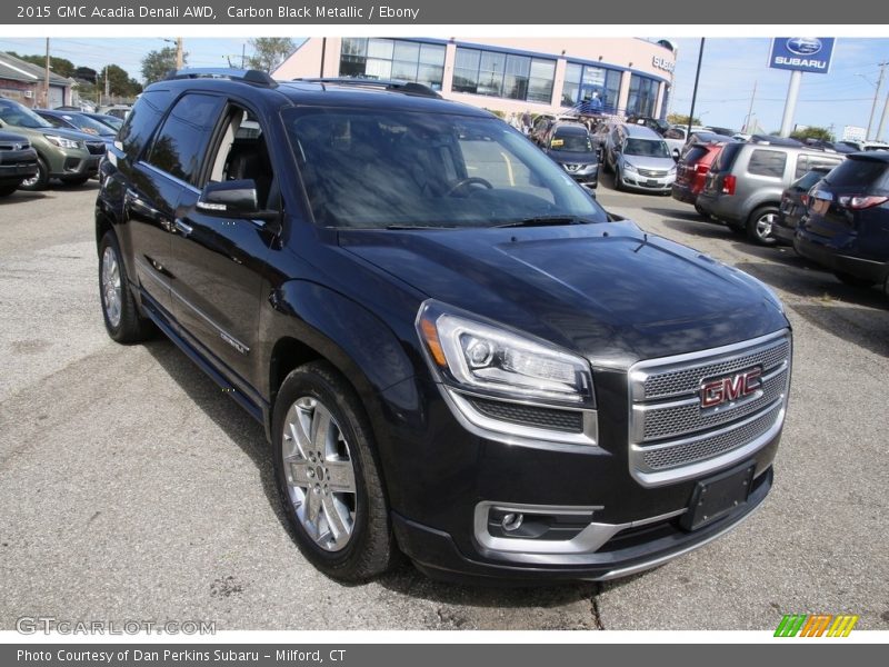 Carbon Black Metallic / Ebony 2015 GMC Acadia Denali AWD