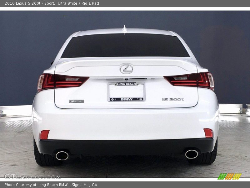 Ultra White / Rioja Red 2016 Lexus IS 200t F Sport